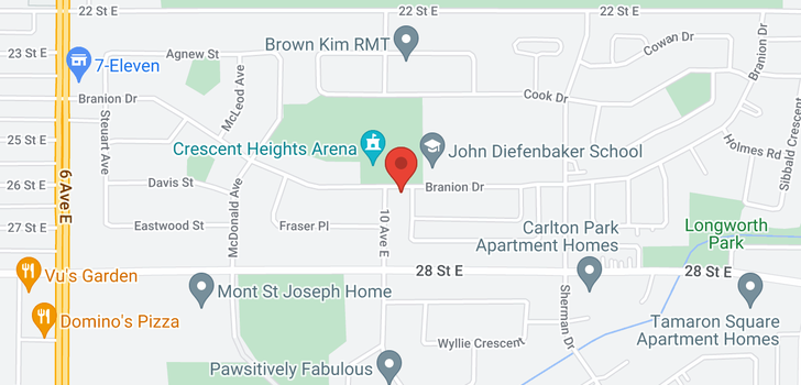 map of 1005 Branion DR